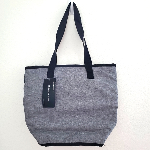 NWT Grey Over the Shoulder Insulated Tote Bag - Picture 2 of 4